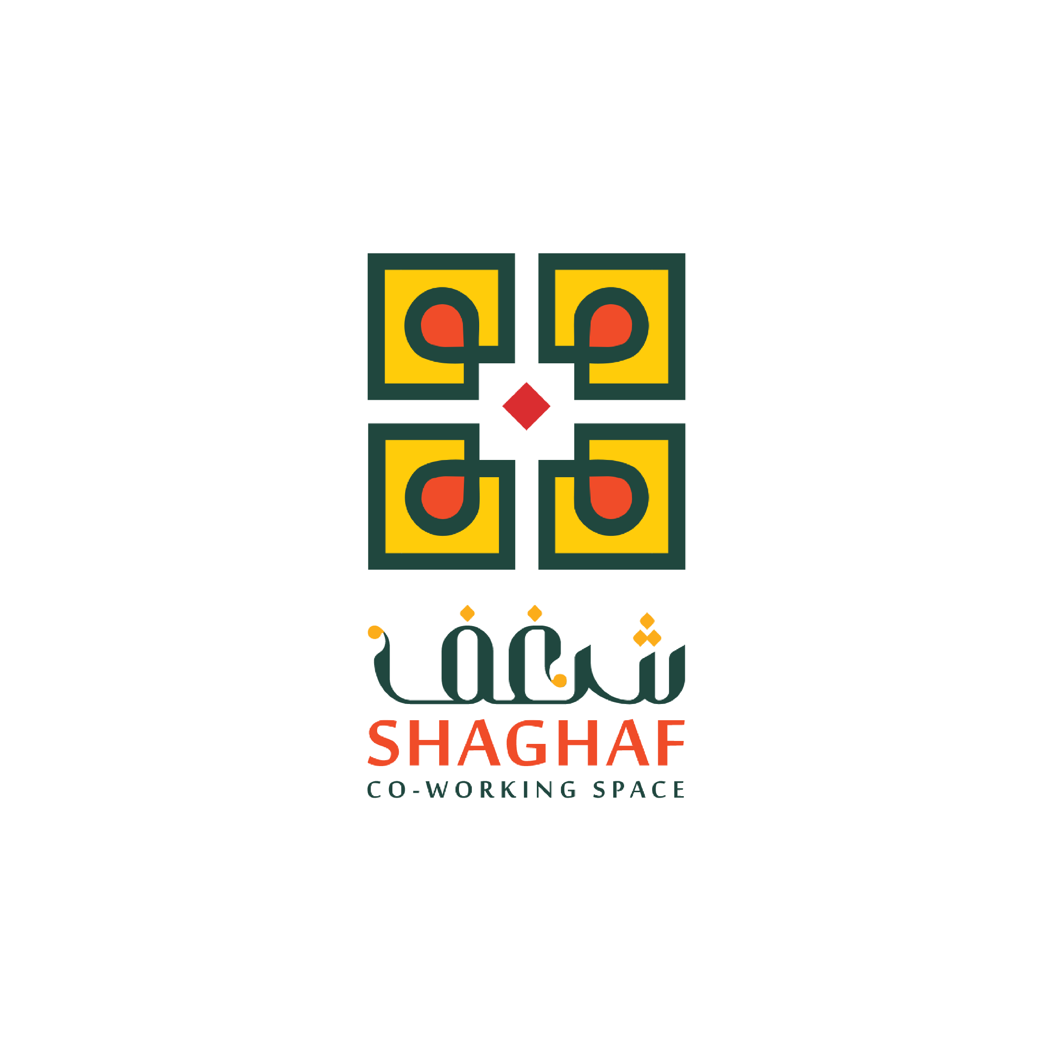 Shaghaf Coworking Space logo, client of Digital Cult Creative agency in Egypt